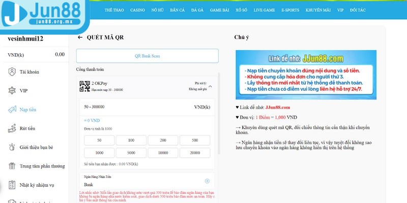 Nạp qua mã QR được ưa chuộng bởi tính đơn giản và an toàn