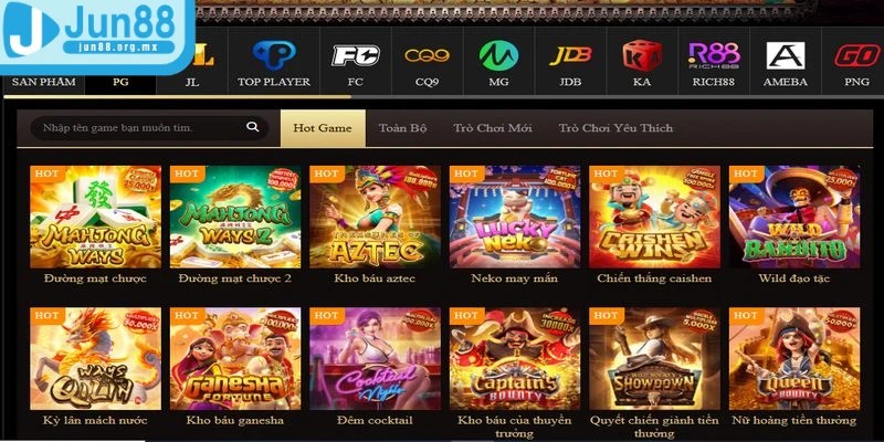  Nổ hũ PG SOFT mang đến trải nghiệm trò chơi với các Slot game hấp dẫn