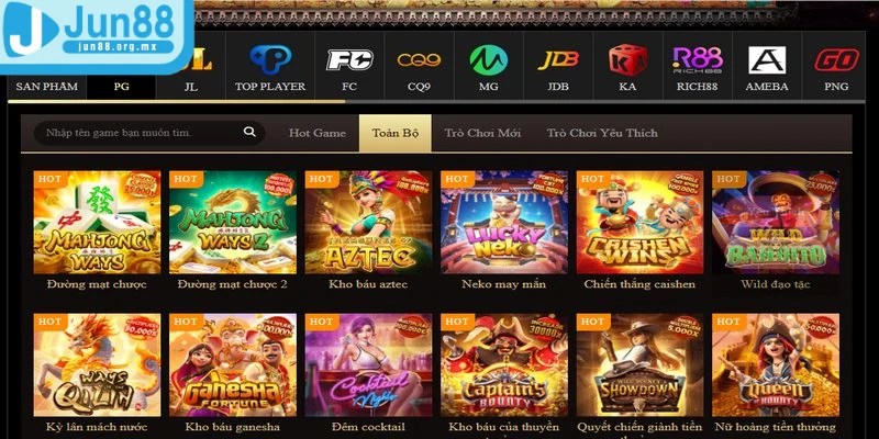 Chơi Nổ Hũ tại JUN88 rất đơn giản chỉ với vài bước thao tác