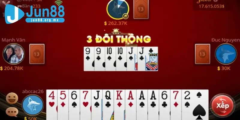 Sắp xếp bài theo tình huống là cách chơi linh hoạt